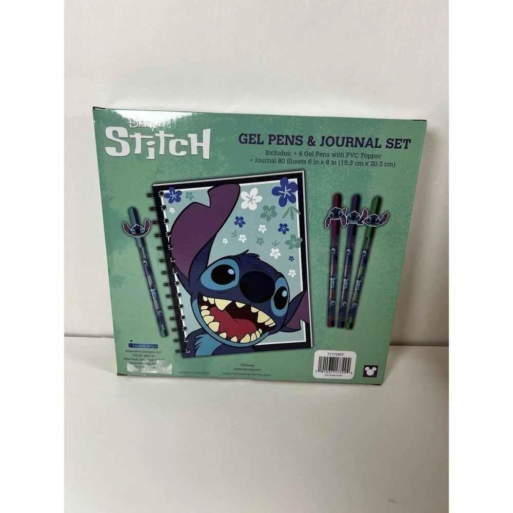 Disney Stitch Journal & Gel Pens Set Lilo‎ & Stitch Gift Stationery